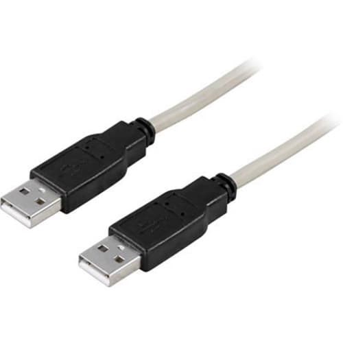 Deltaco Usb 2.0 Type A-A Male-Male 1.0M 1M Usb-A Usb-A GRÅ