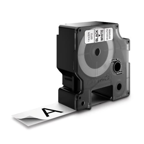 Dymo Tape D1 24MM Svart/Vit