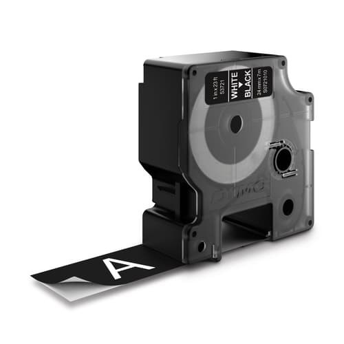 Dymo Tape D1 24MM Vit/Svart
