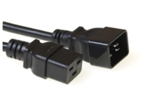 Microconnect Förlängningskabel FÖR STRÖM 5M C20 C19 Svart