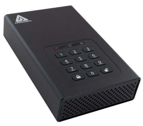 Apricorn Padlock DT Secure 256Bit Aes 2TB Svart