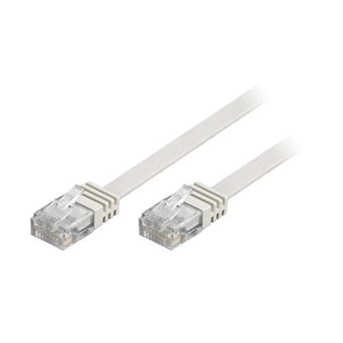 Deltaco TP-615V-Fl RJ-45 Cat 6 15M Vit