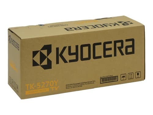 Kyocera TK-5270Y Original Laser Toner Cartridge - Yellow - 1 Piece