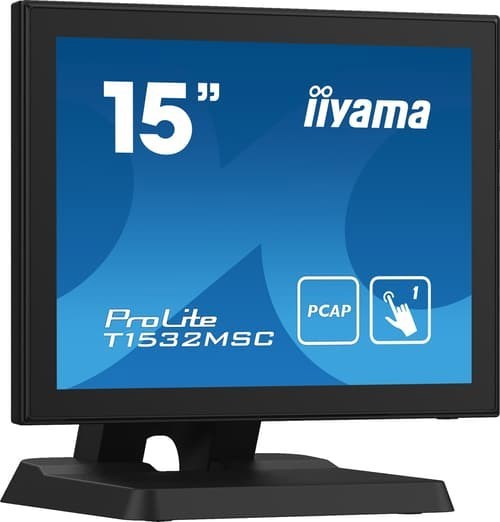 Iiyama ProLite T1532MSC-B5X 15" Touch TN 4:3 15" 1024 × 768Pixels TN 4:3
