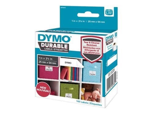 Dymo Etiketter Durable 25X54MM 160ST
