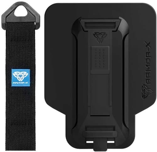 Armor-X Ua42t Type-T Universal Adaptor For 9-12'' Tablet With Hand Strap & Kick-Stand