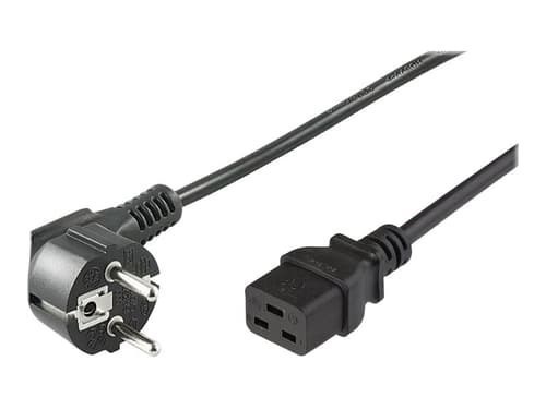Microconnect Pe0771901 Strömkablar Svart 1 M Cee7/7 C19 Coupler 1M Cee7/7 C19 Svart