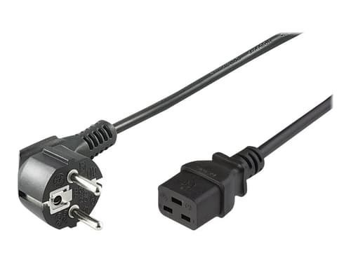 Microconnect Pe07719005 Strömkablar Svart 0,5 M Cee7/7 C19 Coupler 0.5M Cee7/7 C19 Svart