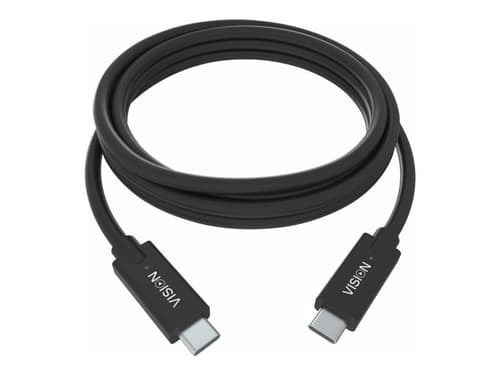 Vision TC 1Musbc/Bl USB-kablar 1 M Usb 3.2 Gen 1 (3.1 Gen 1) Usb B Usb C Svart 1M Usb-C Usb-C Svart