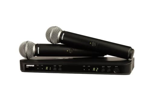 Shure BLX288-PG58 Dual Receiver Med 2 X PG58 (823-832MHZ)