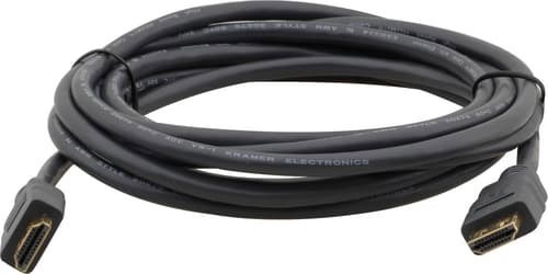 Kramer Electronics C−MHM/MHM HDMI-kabel 0,6 M Hdmi TYP A (Standard) Svart 0.6M Hdmi Hdmi Svart