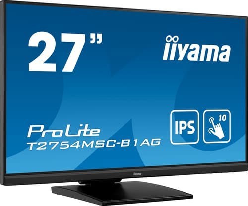 Iiyama ProLite T2754msc-B1ag 27" Touch FHD Ips 16:9 Vesa 27" 1920 × 1080Pixels Ips 16:9 60Hz