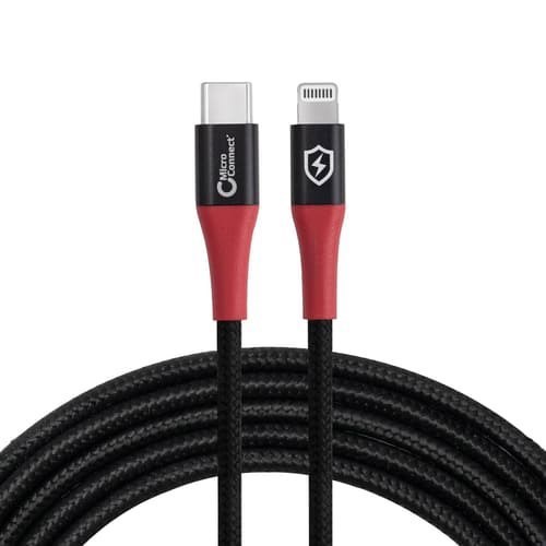 Microconnect Usb-C Till Lightning Data Blocker Kabel 1.5M 1.5M Svart