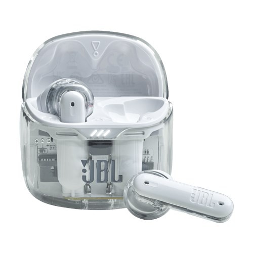 JBL Tune Flex Ghost Edition Stereo Genomskinlig, Vit