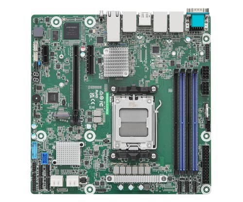 ASRock B650d4u-2L2t/Bcm Moderkort Amd B650 Express AM5-sockel Micro Atx Am5 Micro-ATX