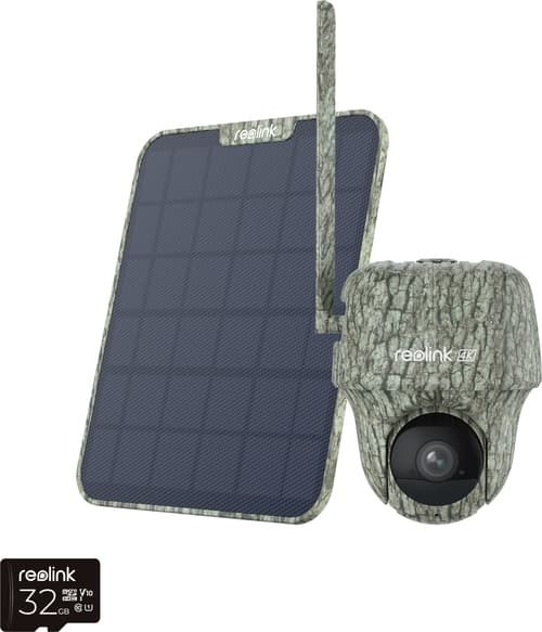Reolink Go Ranger PT 8MP 4G PTZ Utomhuskamera + Solpanel