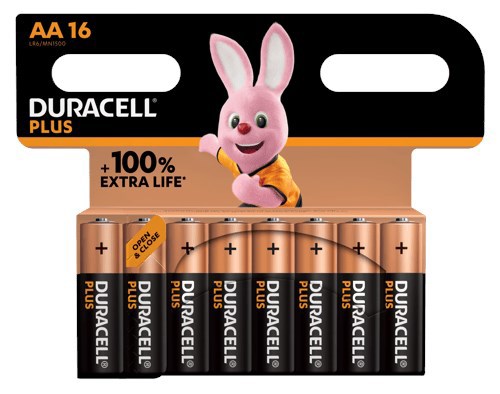 Duracell Plus 100 Aa 16-P