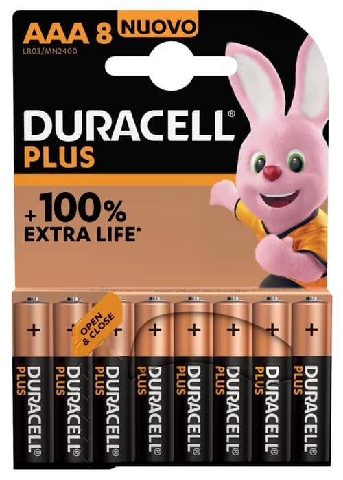 Duracell Plus 100 Aaa 8-P