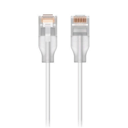 Ubiquiti UniFi Etherlighting Patch Cable RJ-45 Cat 6 12M Genomskinlig, Vit