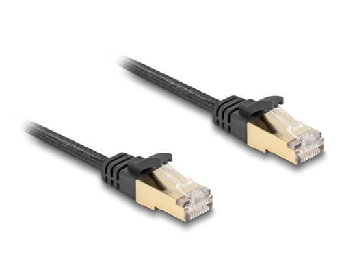 Delock 80327 Nätverkskablar Svart 3 M Cat6a S/FTP (S-STP) RJ-45 Cat 6A 3M Svart