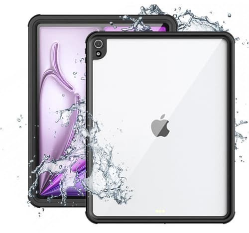 Armor-X Vattentätt, STÖT- Och Dammsäkert Fodral iPad Air 13" (M2), iPad Air 13" (M3), iPad Air 13" (M4) Svart
