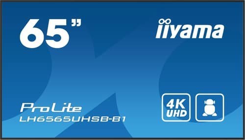 Iiyama ProLite Lh6575uhs-B1ag 65" Uhd Ips 16:9 64.5" Ips 500CD/M² 3840 × 2160Pixels