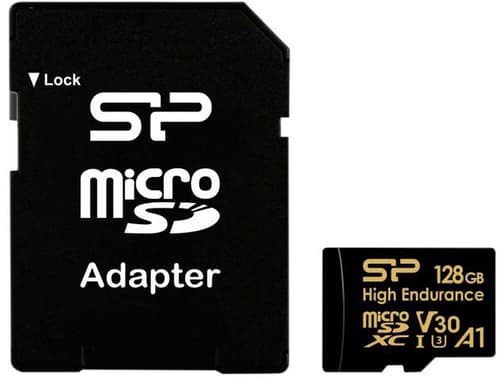 Silicon Power High Endurance V30 128GB MicroSD CL10 Uhs-1 U3 128GB MicroSDXC