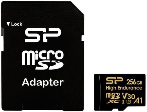 Silicon Power High Endurance V30 256GB MicroSD CL10 Uhs-1 U3 256GB MicroSDXC