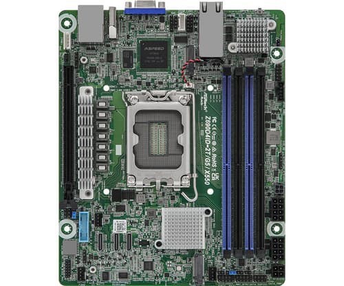 ASRock Z690d4id-2T/G5/X550 Moderkort Intel Z690 Lga 1700 Mini-ITX Lga 1700 Mini-ITX