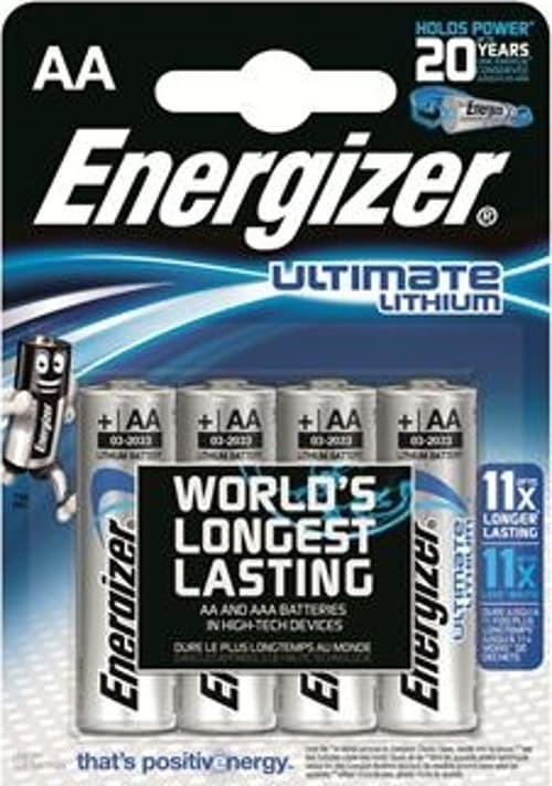 Energizer Ultimate Litium Aa (4-Pack)