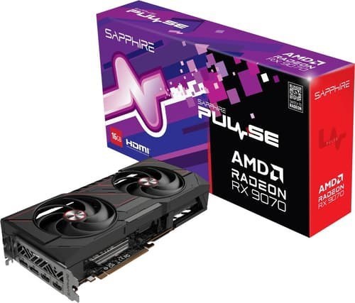 Sapphire Pulse RX 9070 Gaming Oc 16GB