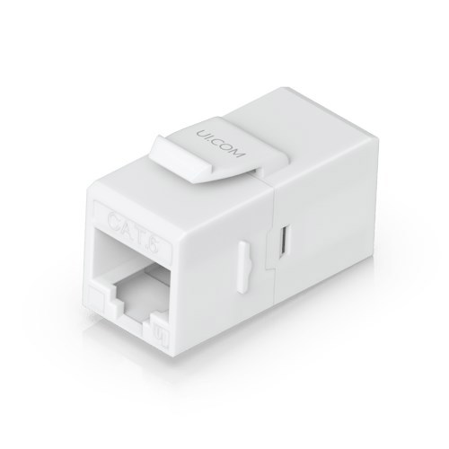 Ubiquiti Keystone Cat6 RJ45 Pass Through 12-Pack