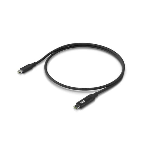 Ubiquiti Durable Braided 100W Display 1M Usb-C Usb-C Svart, GRÅ
