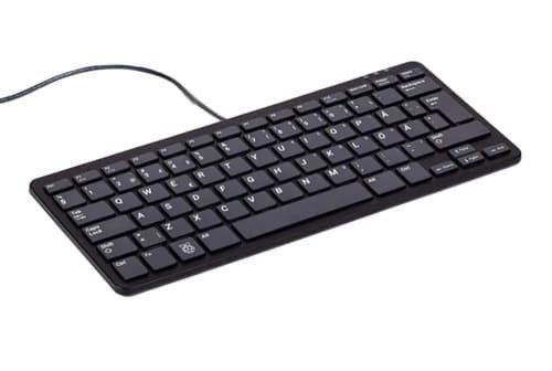 Raspberry Pi Keyboard Grey/Black Usb-A Svenska, Finska