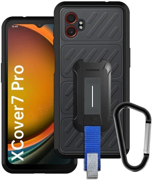 Armor-X Shockproof Rugged Case Samsung Galaxy Xcover 7 Pro Svart
