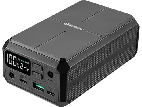 Sandberg Laptop Powerbank PD100W 27000mAh 27000mAh Svart