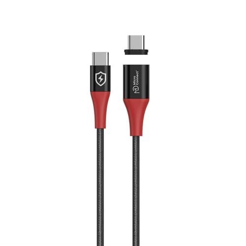 Microconnect Safe Charge Magnetic Usb-C To C Data Blocker Cable 1.5M 1.5M Usb-C Usb-C Svart, RÖD