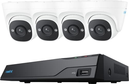 Reolink NVS8-5MD4 Övervakningssystem Med 8-Kanalig NVR Och 4× P324