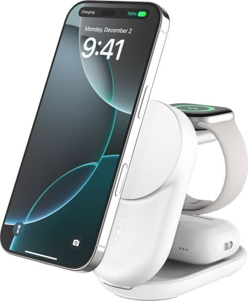 Belkin UltraCharge 25W Qi2 3In1 Magnetic Charger 1.5M Vit