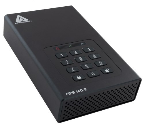 Apricorn Aegis Padlock DT 6TB Desktop Drive 256-Bit Fips Svart
