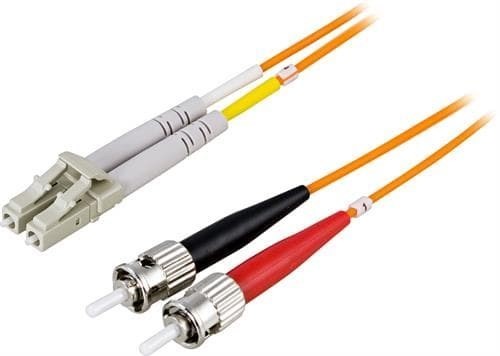 Deltaco Fiberoptisk Kabel 2M LC ST Om1