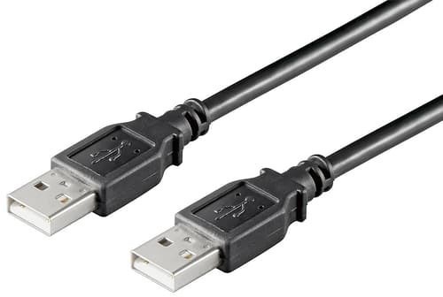Microconnect Usb 2.0 0.5M Usb-A Usb-A Svart