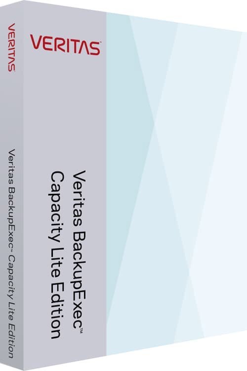 Veritas Backup Exec Capacity Edition Lite + 1 Year Essential Support - On-premise License - 1 Front End TB