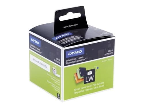 Dymo Etiketter Laf 38 X 190MM Permanent Vit 110st/Roll
