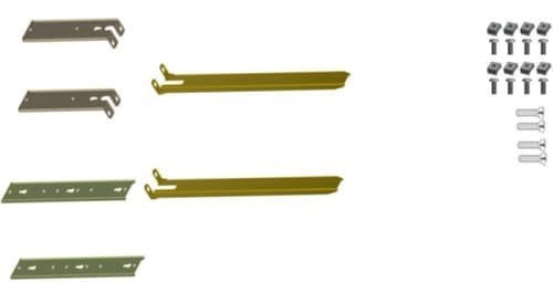NVIDIA Mounting Rail Kit for Network Switch - Black