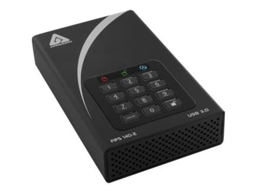 Apricorn Aegis Padlock DT 18TB Desktop Drive 256-Bit Fips Svart