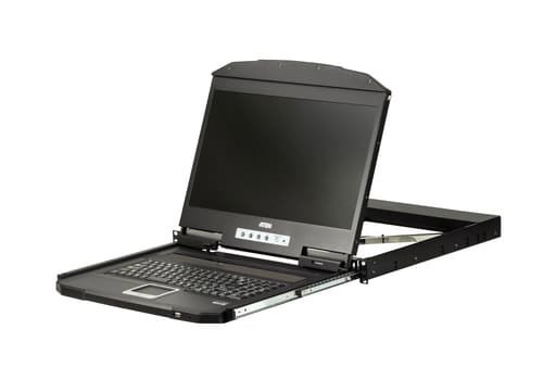 Aten CL3700NW Rack 47 CM (18.5") 1920 X 1080 Pixlar Metall, Plast Svart 1U