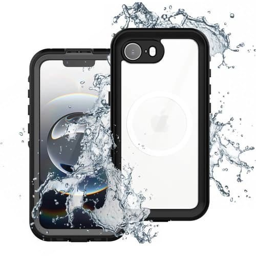 Armor-X Waterproof Case & Magnetic Case iPhone 16E, iPhone 17E Svart