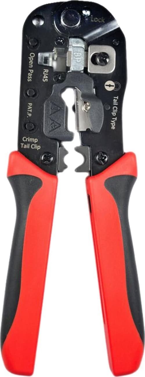 Lanview LVN125457 Crimptång Set Med Kabelformar RÖD