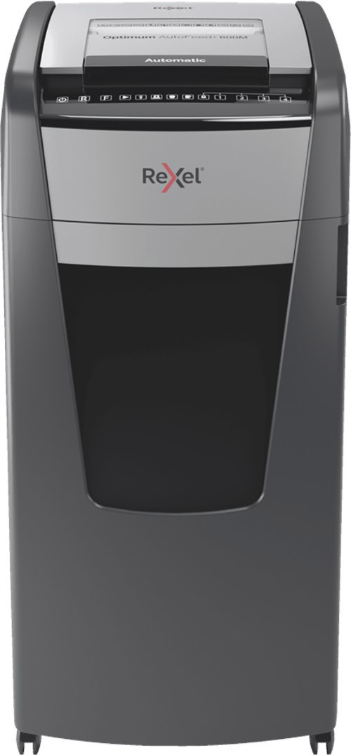 Rexel Optimum AutoFeed+ 600M Automatisk Dokumentförstörare Mikroskärning